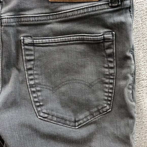 American Eagle Men's Jeans 28x28 Gray Next Level Flex Skinny - Picture 15 of 16